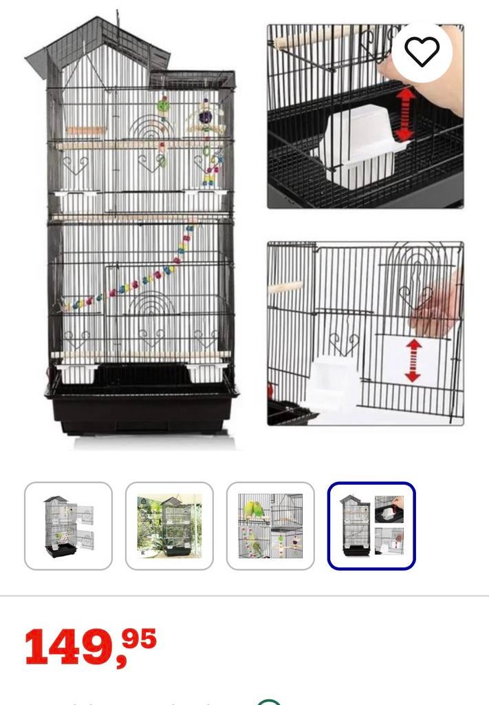 Vogelkooi als nieuw!, Ophalen, Zo goed als nieuw