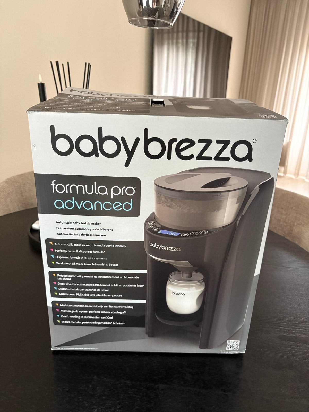 Baby Brezza Formula Pro Advanced Flessenmaker, Automatisch, Ophalen of Verzenden, Zo goed als nieuw, Flessenmaker