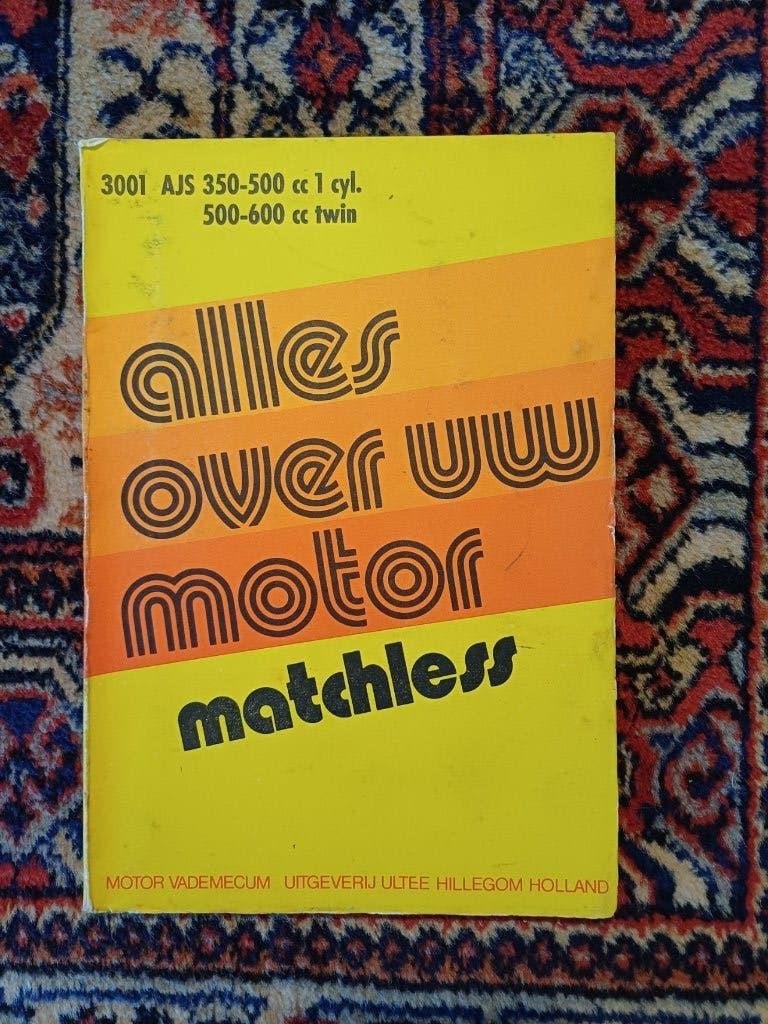 AJS MATCHLESS 350-500-600cc manual Alles over uw motor, Ophalen of Verzenden, Overige merken
