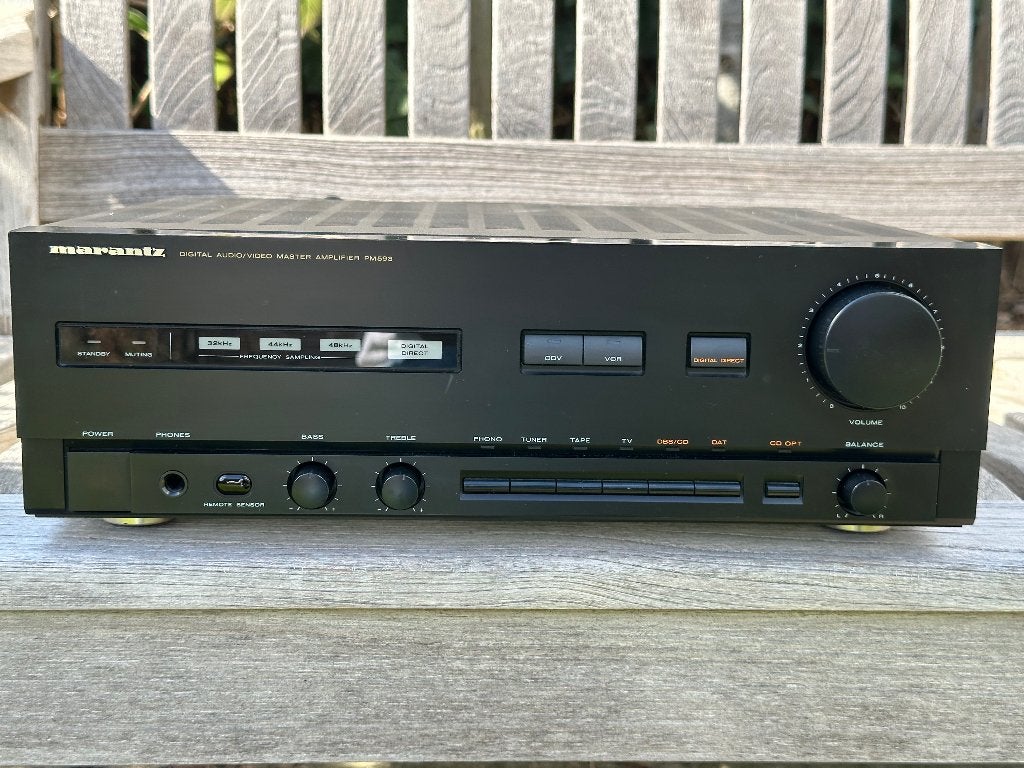 MARANTZ PM593 versterker. Zeldzaam!, Marantz, Gebruikt, Ophalen of Verzenden, 60 tot 120 watt