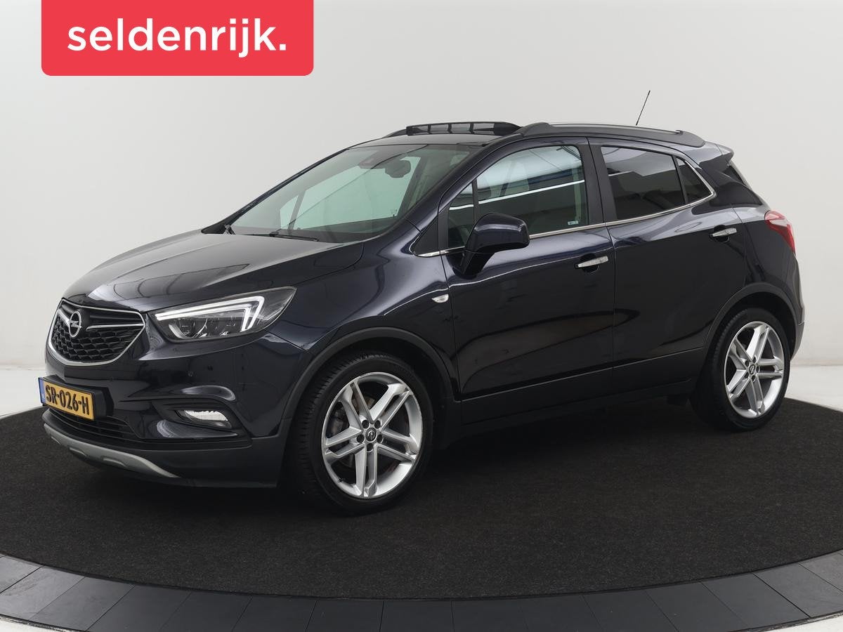 Opel Mokka X 1.4 Turbo Innovation | Schuifdak | Leder | Stoe, Auto's, Opel, Voorwielaandrijving, Gebruikt, Euro 6, Blauw