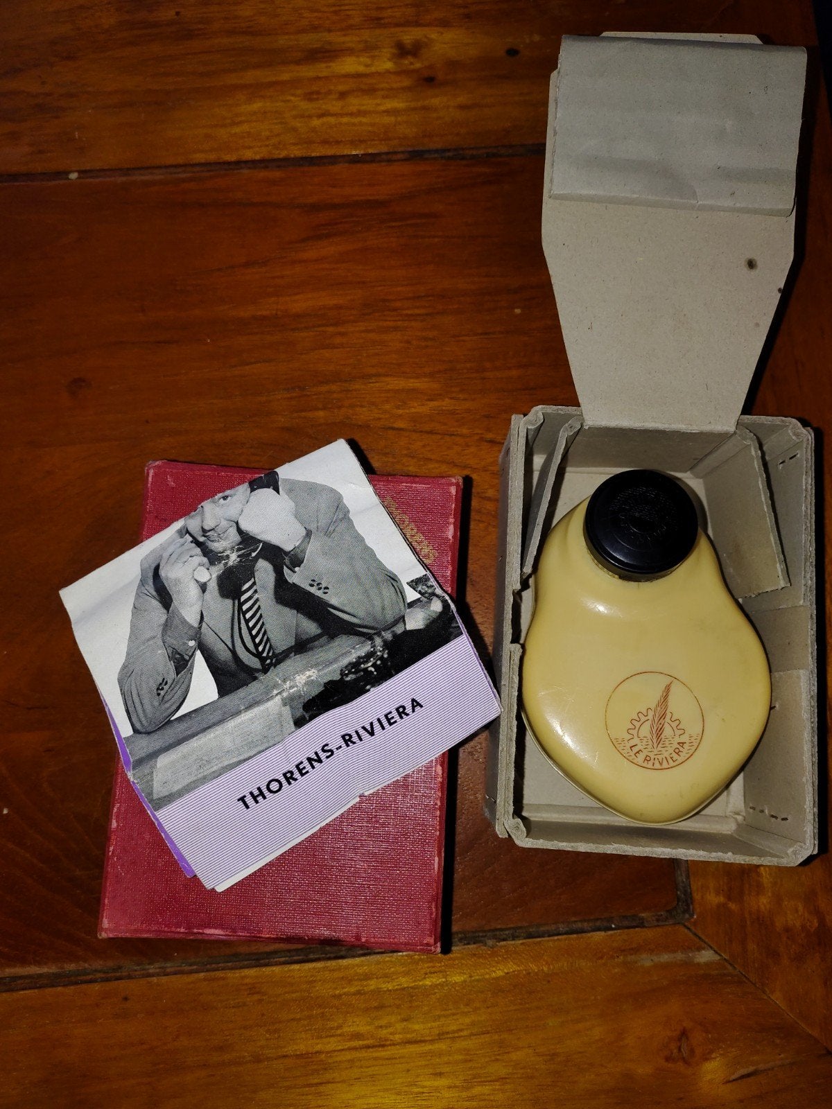 Vintage Thorens-Riviera aansteker in originele doos, Ophalen of Verzenden