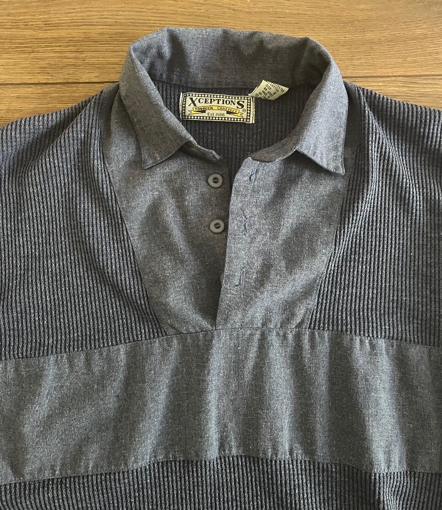Shirt korte mouw, Ophalen of Verzenden, Zo goed als nieuw, Maat 48/50 (M), Blauw