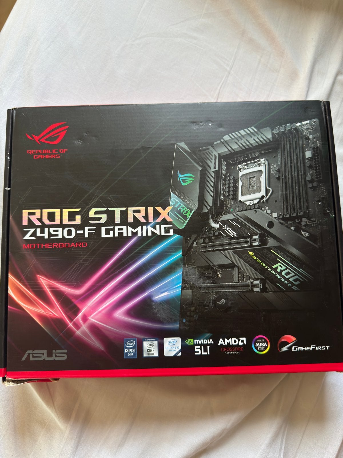 MOET VANDAAG WEG! ROG STRIX z490-f gaming moederbord, Computers en Software, Ophalen, Zo goed als nieuw, DDR4