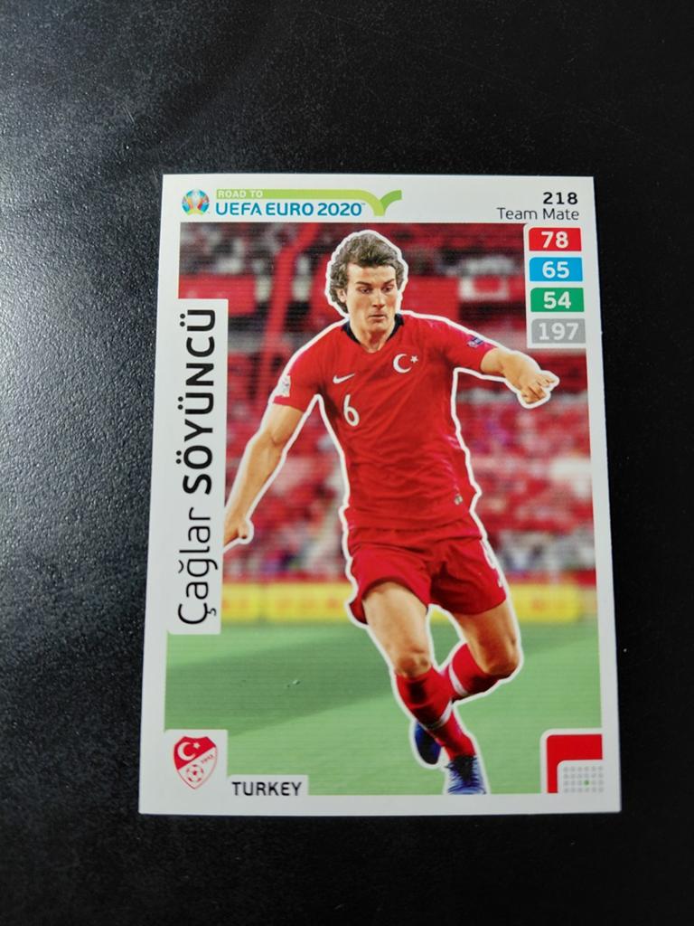 Caglar soyuncu (turkijs) panini ek 2020, Ophalen of Verzenden, Nieuw, Buitenlandse clubs, Poster, Plaatje of Sticker