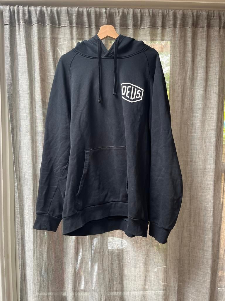 Deus ex Machina Hoody Zwart XL - Zo goed als nieuw, Ophalen of Verzenden, Zo goed als nieuw, Maat 56/58 (XL), Zwart