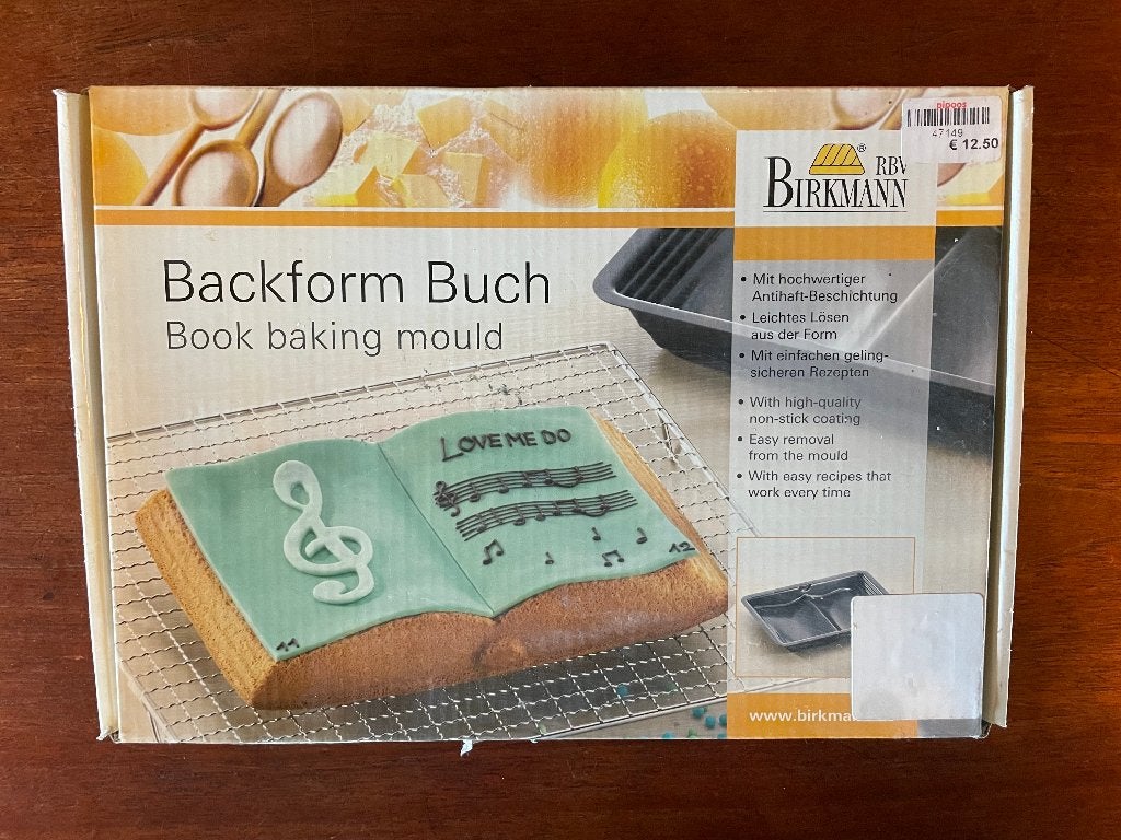 Bakvorm in de vorm van een boek, Ophalen, Zo goed als nieuw, Taarten, Bakvorm