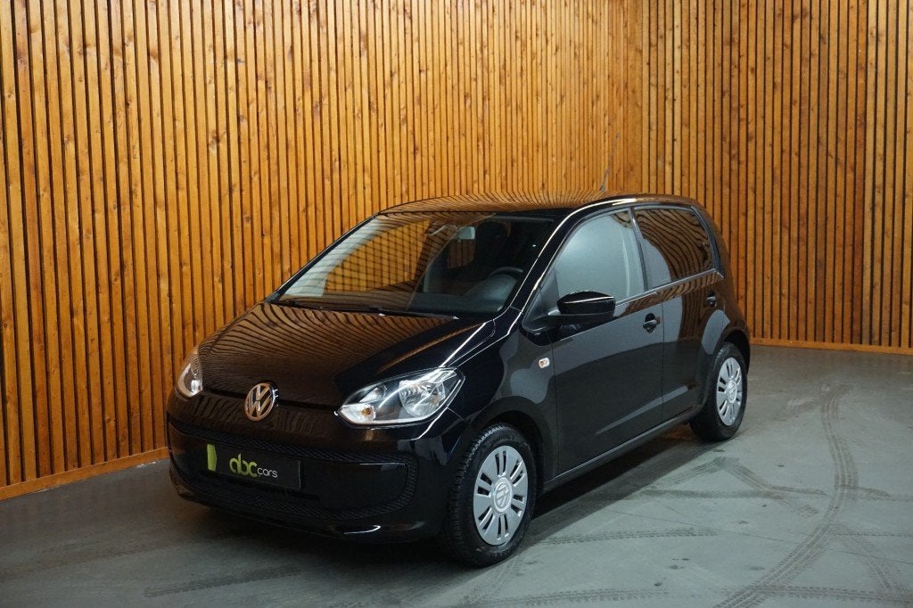 Volkswagen UP 1.0 MOVE UP! BLUEMOTION AIRCO, Gebruikt, Met garantie (alle), Zwart, Handgeschakeld