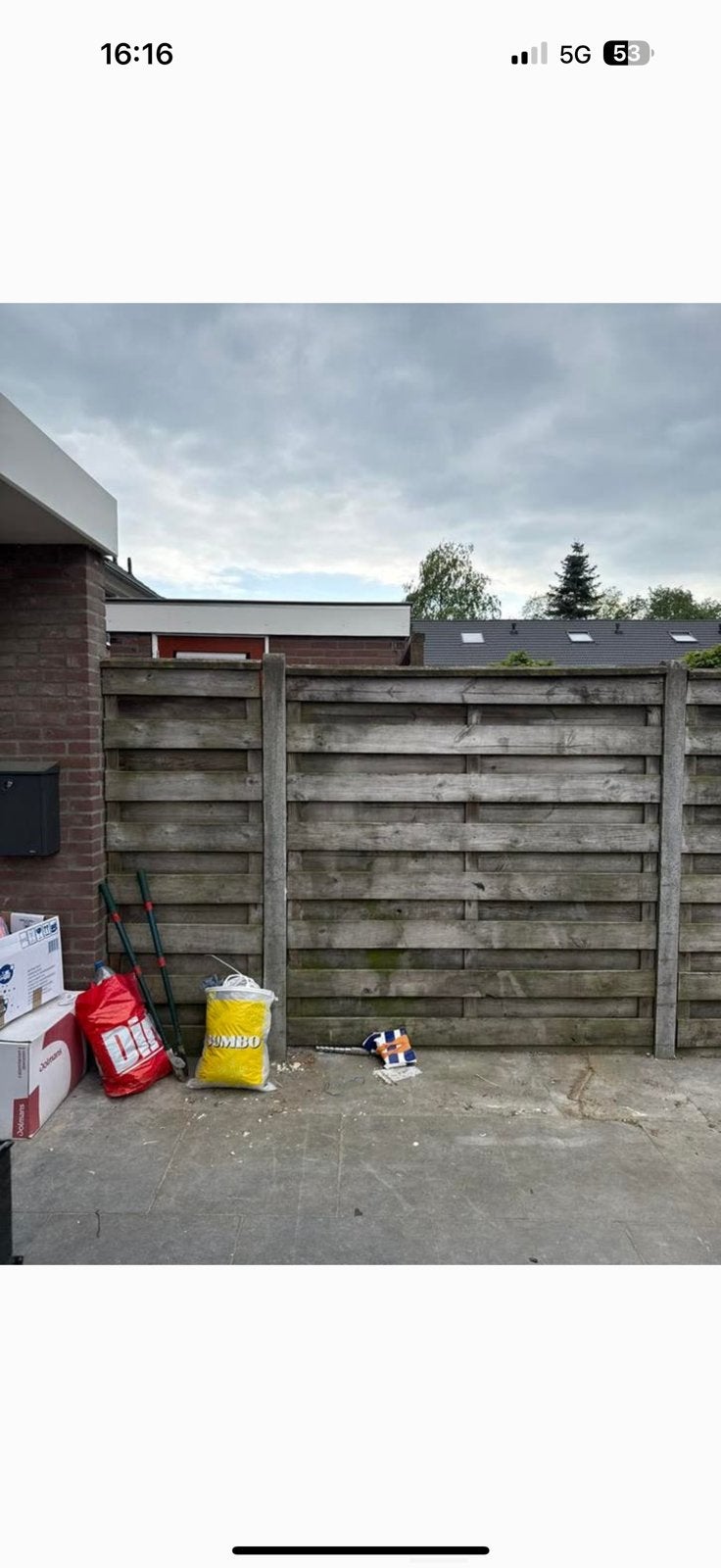 Heel veel schutting aangeboden !!, Tuin en Terras, Ophalen, 1 tot 2 meter, Minder dan 3 meter, Zo goed als nieuw