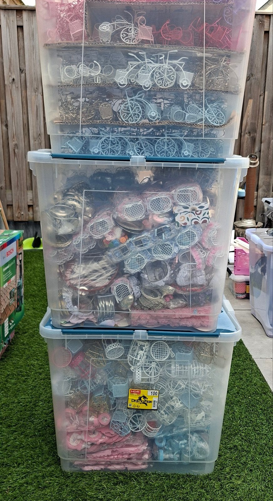 3 kisten vol met diverse bedankjes, bruiloft, babyshower etc, Ophalen, Nieuw, Feestartikel, Geboorte of Huwelijk