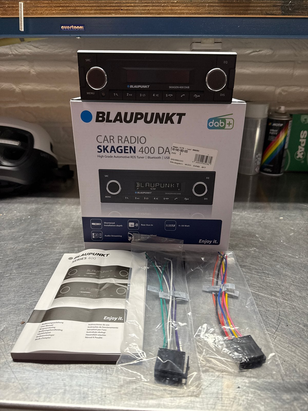 Blaupunkt Skagen 400 DAB Autoradio met Bluetooth, Auto diversen, Ophalen of Verzenden, Zo goed als nieuw