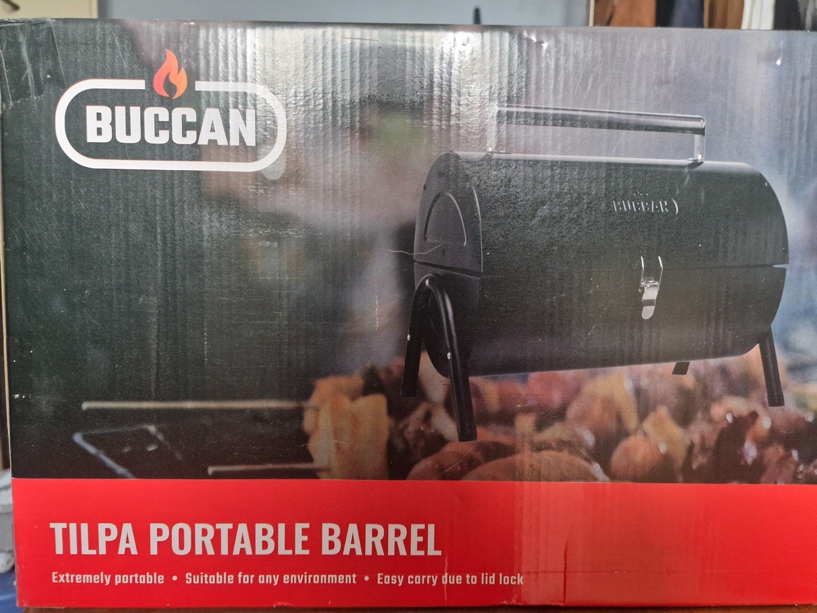 Buccan Tilpa Draagbare Houtskoolbarbecue - Nieuw in doos, Ophalen of Verzenden, Nieuw, Buccan