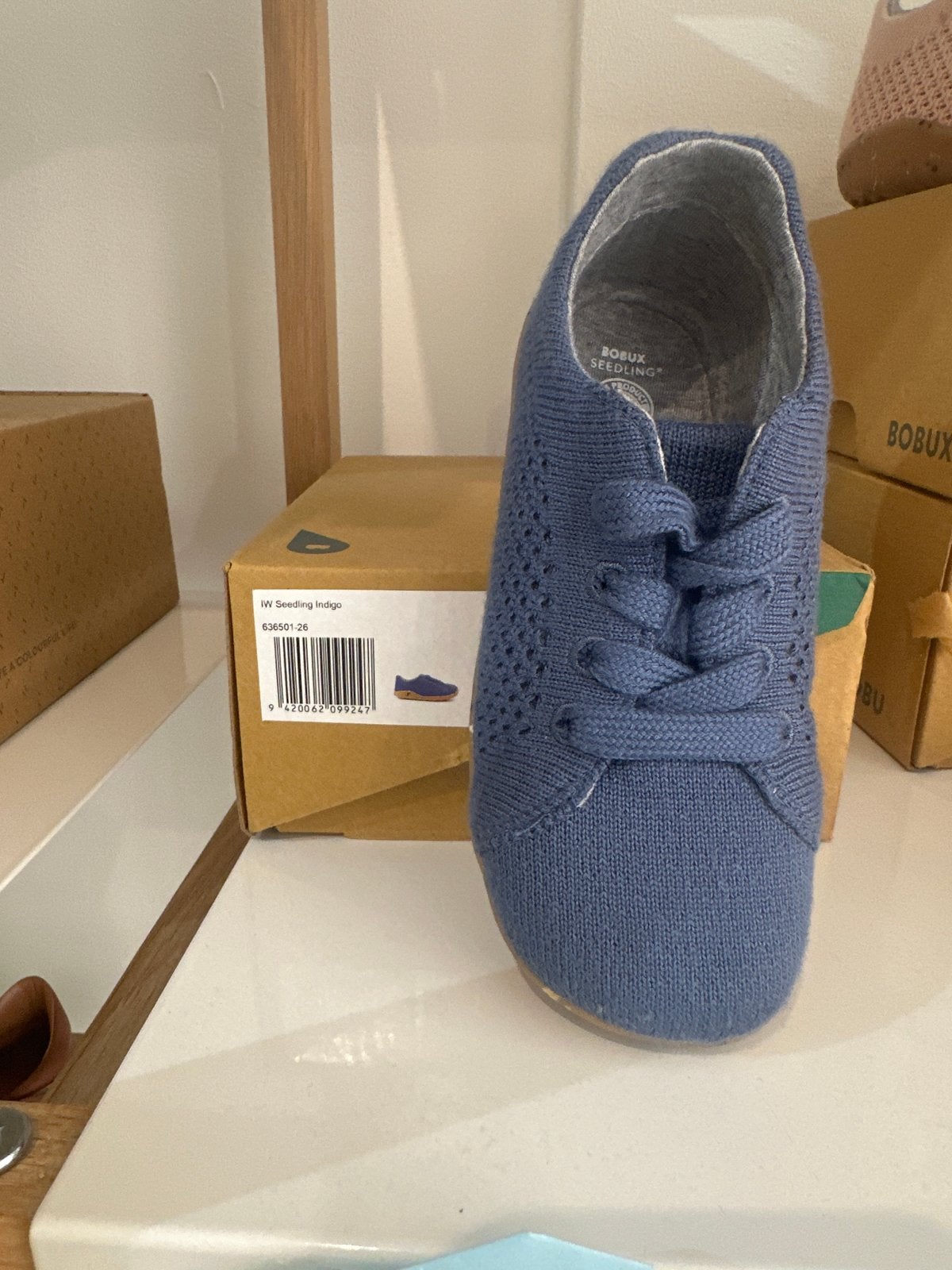 Bobux I-walk Seedling schoenen blauw maat 26, Kinderen en Baby's, Ophalen of Verzenden, Nieuw, Schoenen