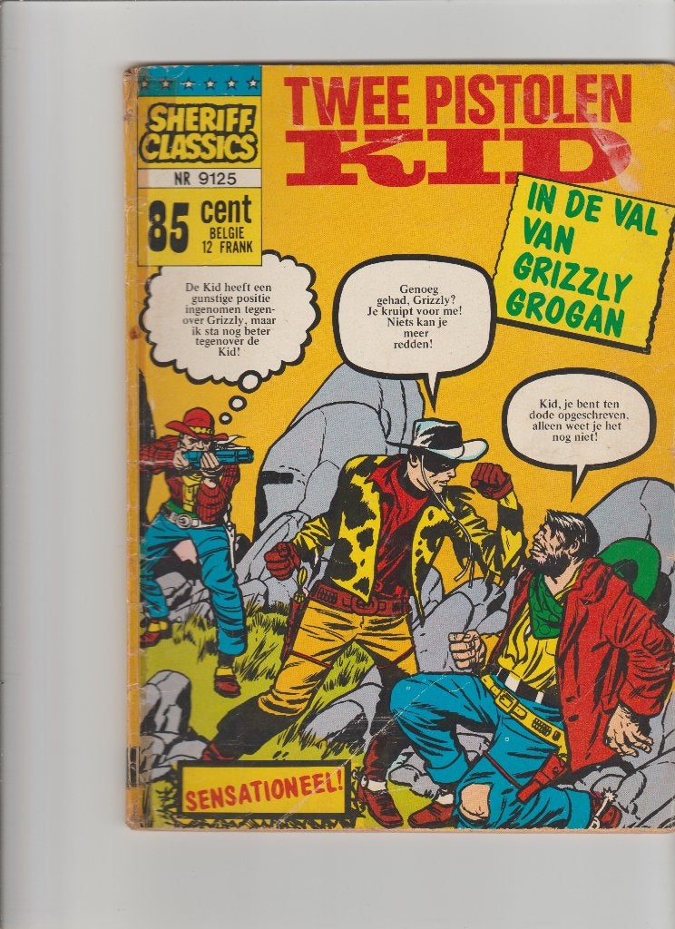 Sheriff Classics Nr. 9125 - Twee Pistolen Kid ., Boeken, Stripboeken, Gelezen, Diverse, Eén stripboek, Ophalen of Verzenden