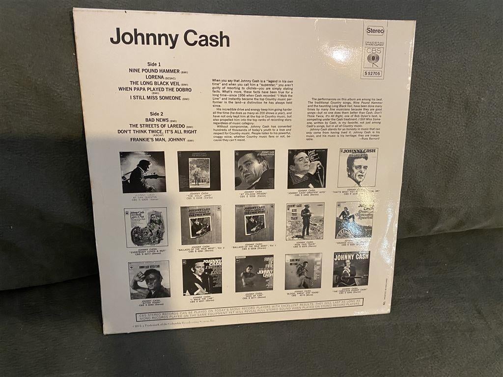 Johnny Cash - Johnny Cash [1008], Cd's en Dvd's, Vinyl | Rock, Verzenden, Zo goed als nieuw, 12 inch, Poprock