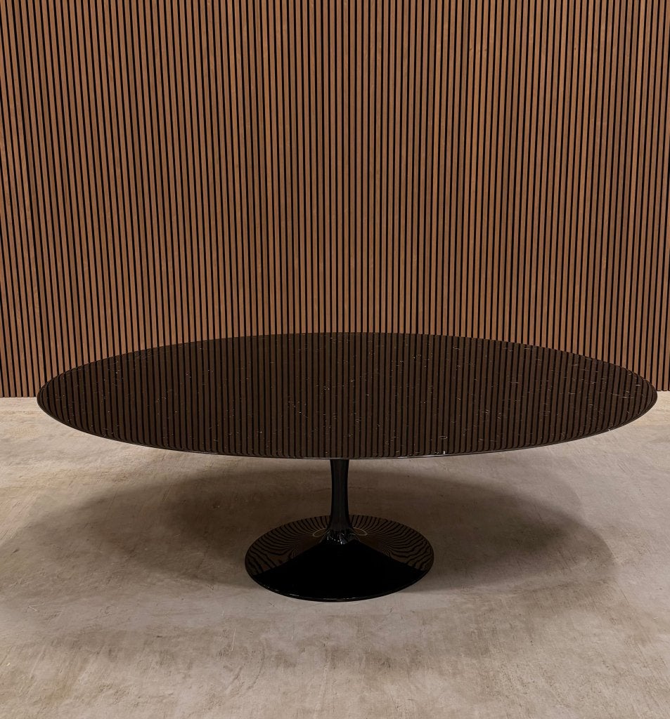 Knoll Saarinen eettafel - Nero Marquinha - 244cm, Ophalen of Verzenden