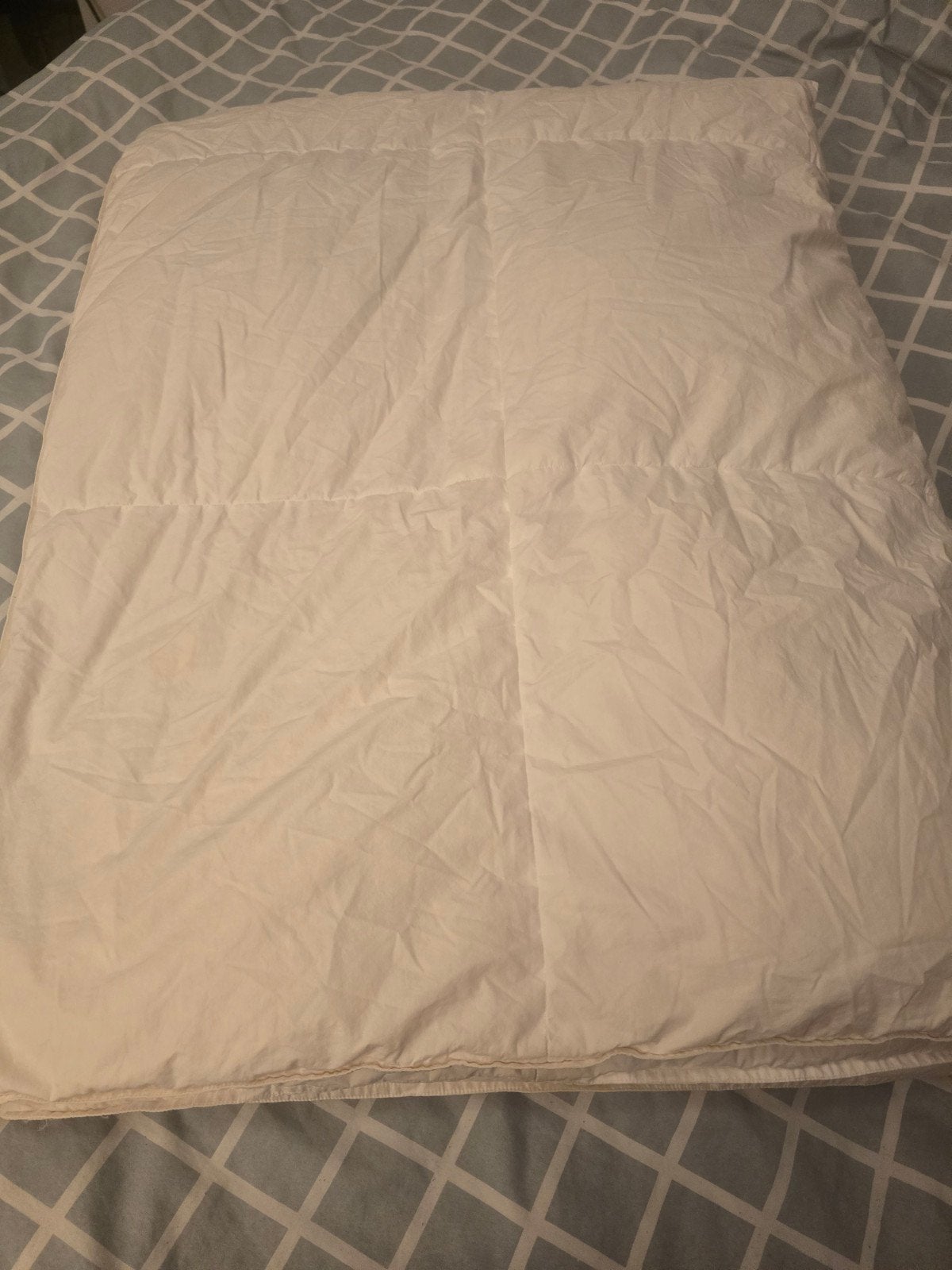 eenpersoons dekbed / single down duvet, Huis en Inrichting, Ophalen, Tweepersoons, Wit, Deken of Dekbed