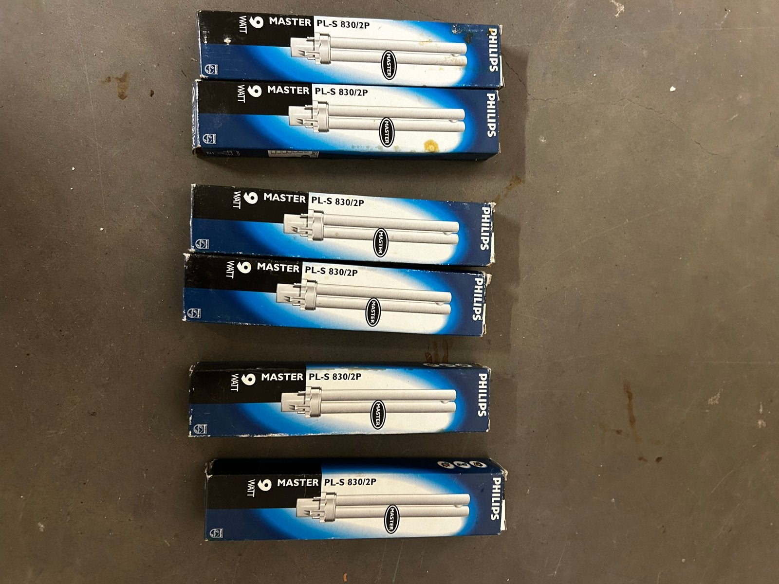 6x Philips Master PL-S 830/2P 9W spaarlampen, Philips, Nieuw, Overige fittingen, Ophalen of Verzenden