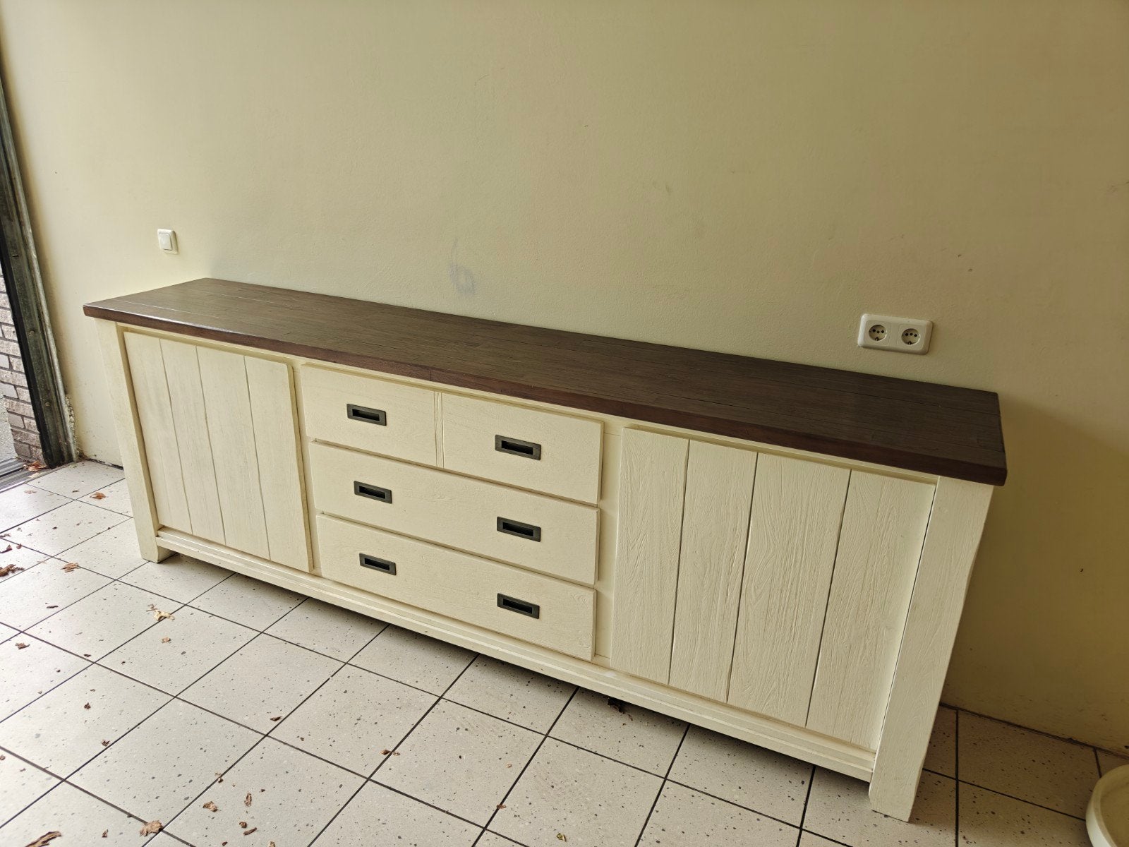 Landelijk dressoir 240 cm, Ophalen, 25 tot 50 cm, 200 cm of meer