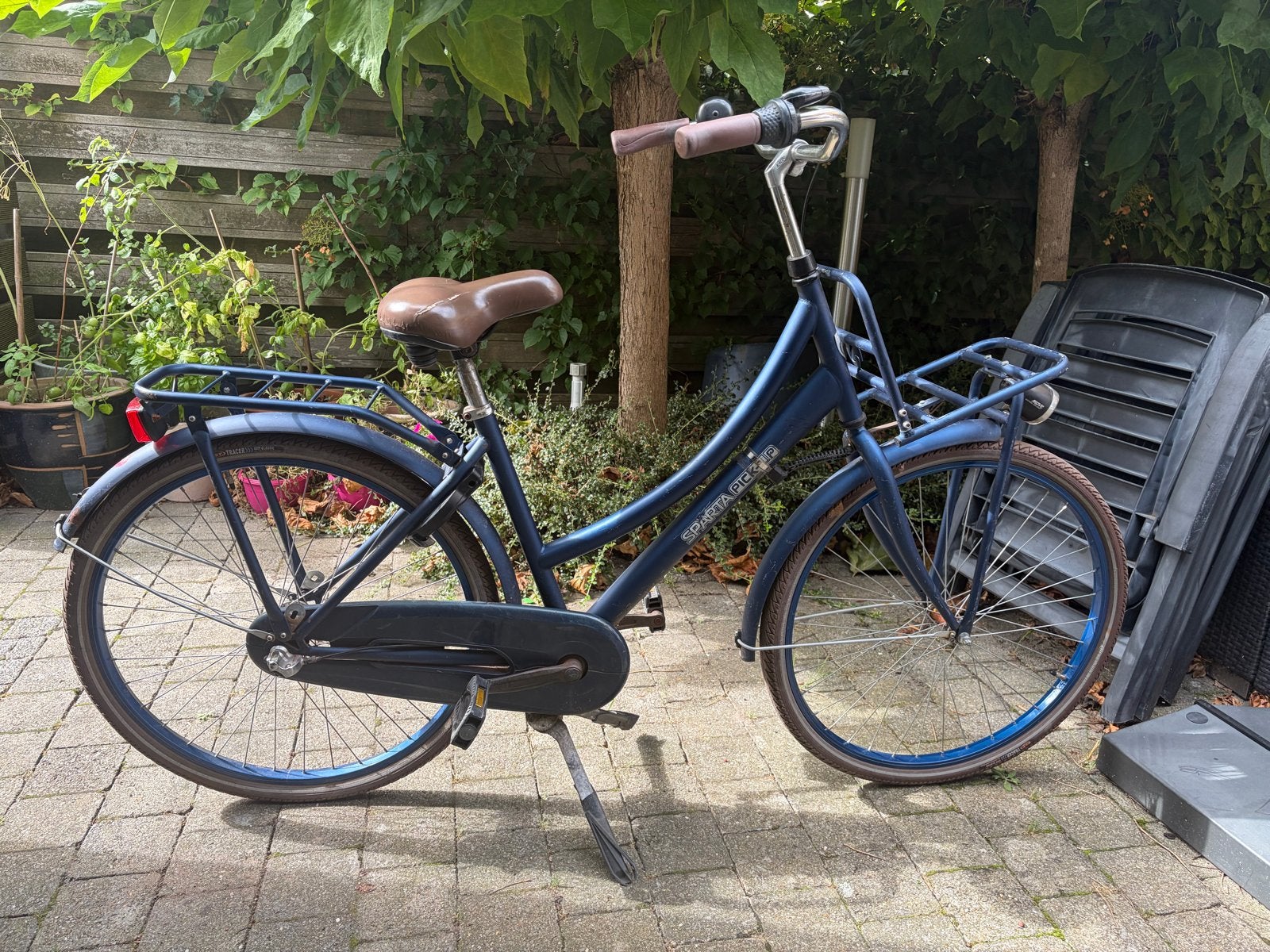 Sparta meisjesfiets 26 inch - Blauw, Gebruikt, Ophalen, Gebruikt, 26 inch of meer