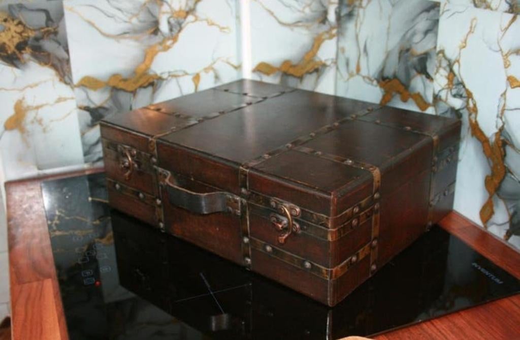 Vintage/Retro Schatkoffer, Ophalen of Verzenden, Huis en Inrichting