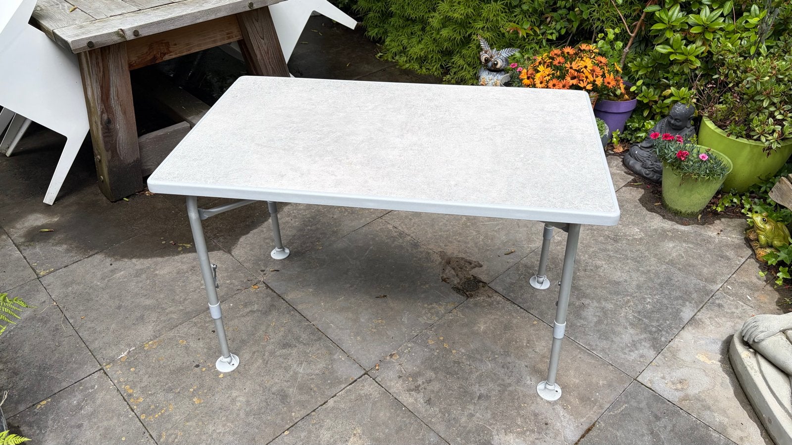 Westfield Outdoor Campeertafel 115x70 Hoogte Verstelbaar, Ophalen, Zo goed als nieuw, Campingtafel