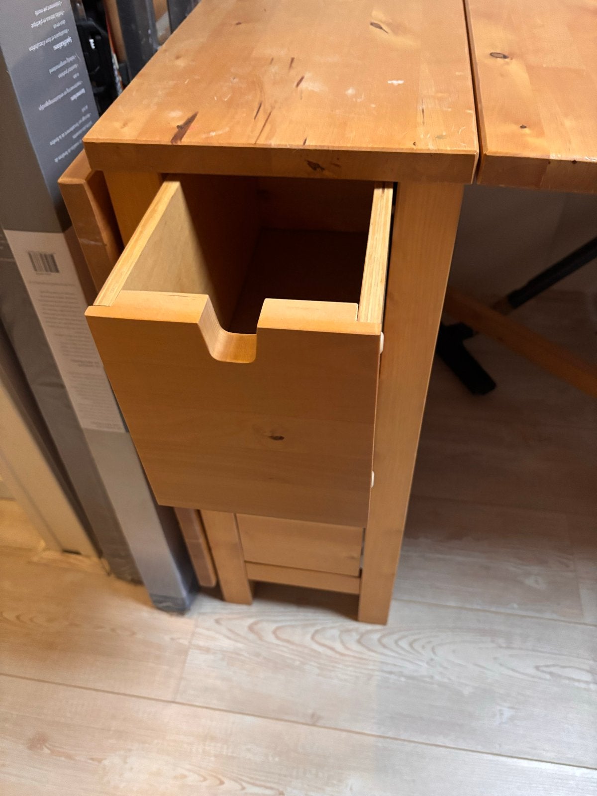 Handig Ikea uitklapbare tafel/ buro, Ophalen, Gebruikt, IKEA