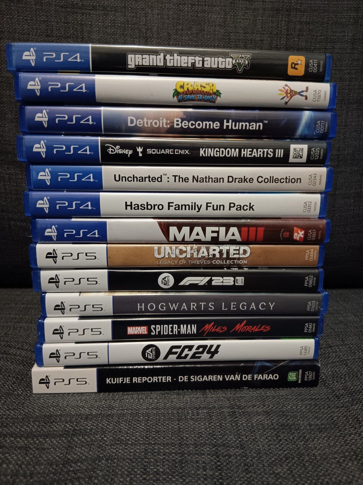 PS4 & PS5 Games: GTA V, Hogwarts Legacy, Spider-Man, FC24, Gebruikt, Vanaf 18 jaar, Overige genres, Ophalen of Verzenden