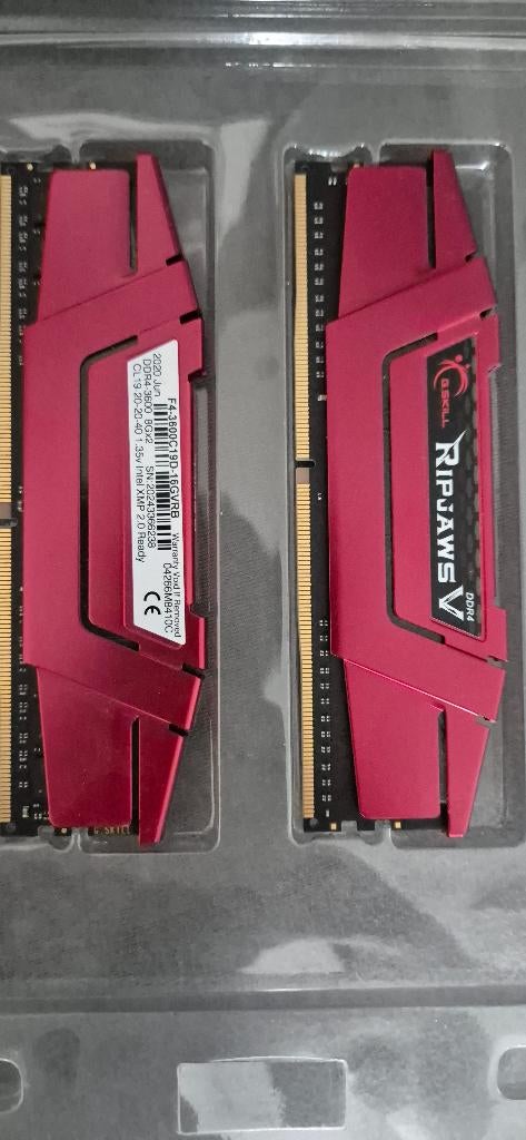 G-Skill Ripjaws 16gb Kit DRR4 3600, Computers en Software, RAM geheugen, Gebruikt, DDR4, Ophalen of Verzenden, Desktop