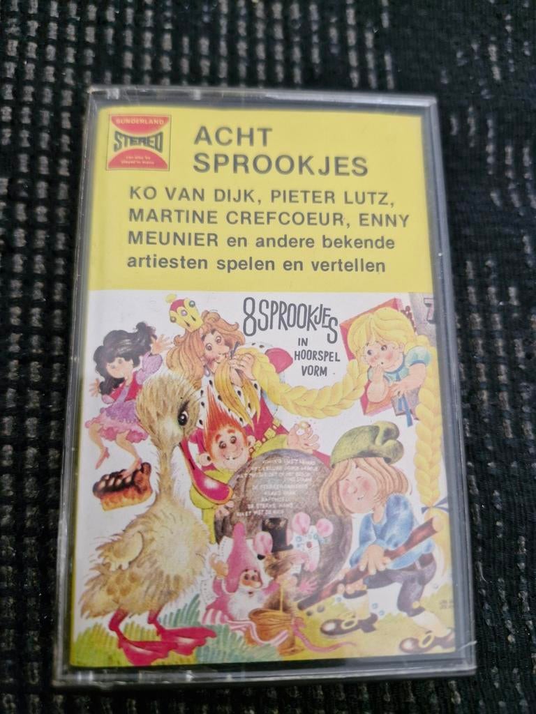 Cassettebandje Acht Sprookjes, Cd's en Dvd's, Cassettebandjes, Ophalen of Verzenden, Zo goed als nieuw, Kinderen en Jeugd, 1 bandje