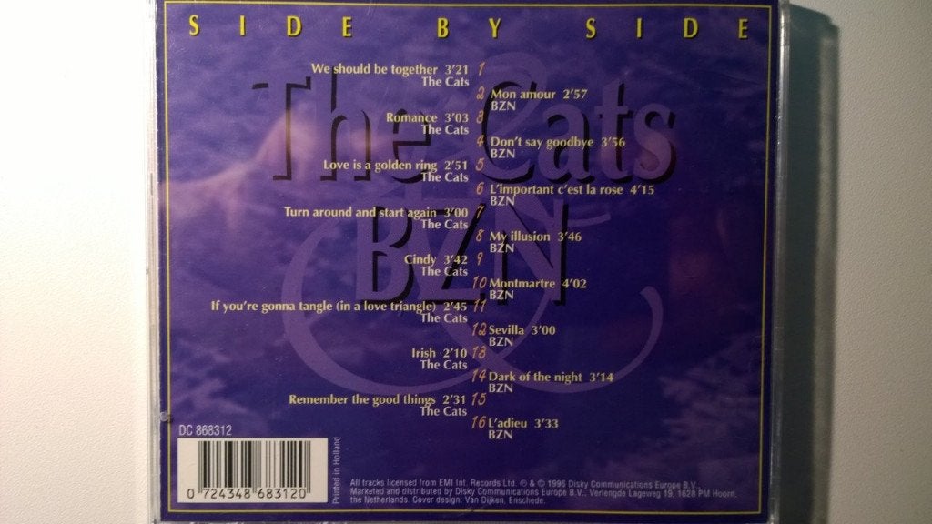 The Cats & BZN - Side By Side, Ophalen of Verzenden, Zo goed als nieuw