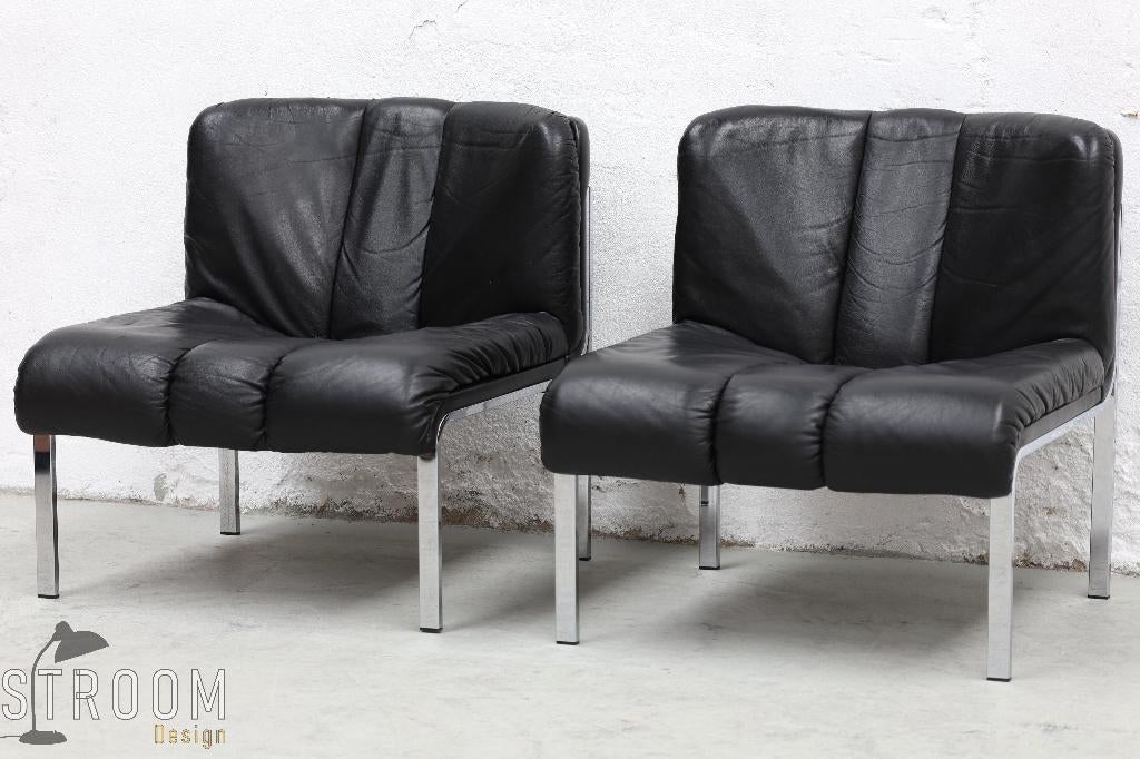Girsberger Lounge Stoelen Set Vintage Jaren 70 Design, Ophalen, Gebruikt, Girsberger, Onbekend