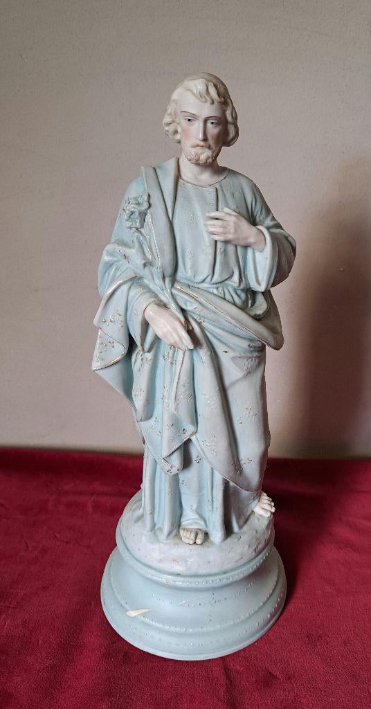 Sint Jozef beeld - heiligen beeld - religieus, Antiek en Kunst, Ophalen of Verzenden