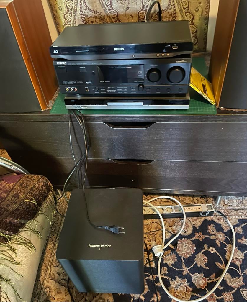 Philips FR 995  Reciever jamo speakers cd player, Audio, Tv en Foto, Ophalen of Verzenden, Gebruikt, Speakers, Overige merken
