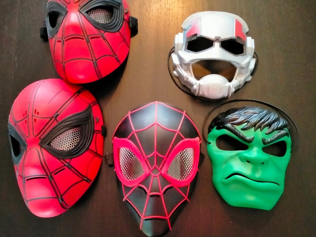 Spiderman masker kinderen, Ophalen of Verzenden, Zo goed als nieuw