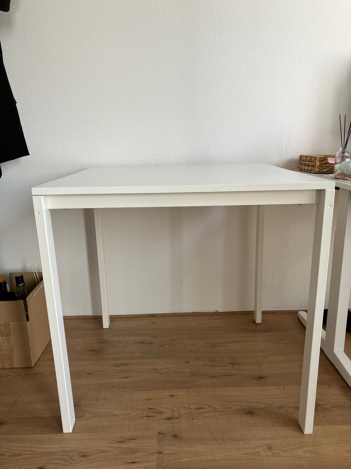 IKEA tafel - Wit, compact en veelzijdig, Ophalen, Gebruikt, Vierkant, Tot twee personen