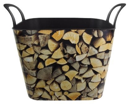 Hout openhaard kachelmand flexibel in hout deco, Minder dan 3 m³, Ophalen of Verzenden