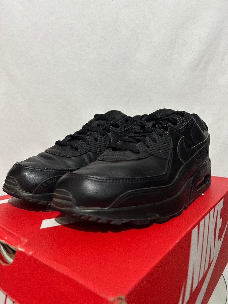 ALS NIEUW! Maat 45 - Nike Air Max 90 Leather Black, Verzenden, Zwart, Nike, Nike