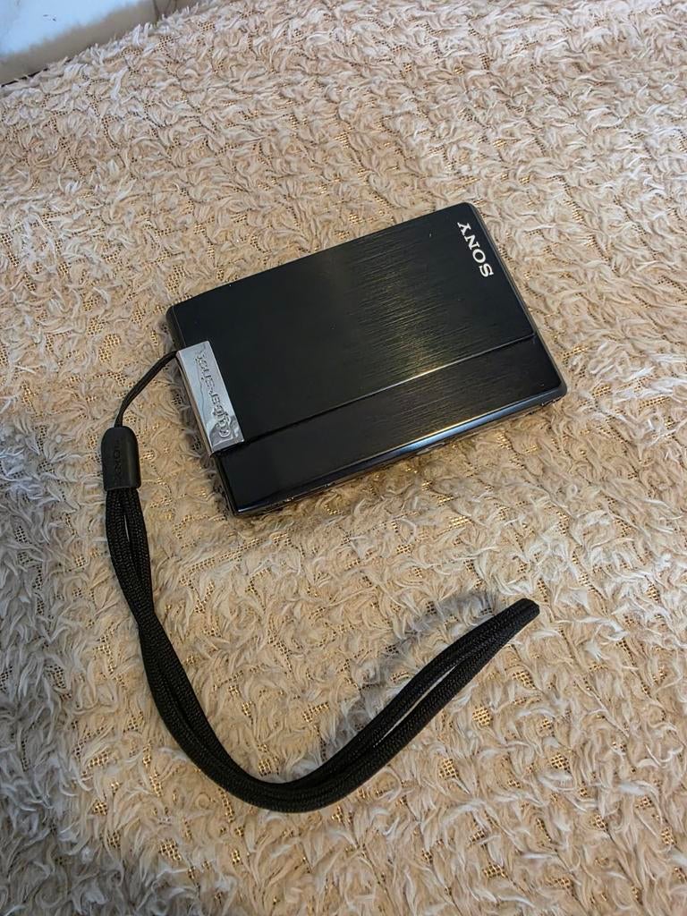Sony Cyber-shot DSC-T100 Zwart + Origineel Tasje, Ophalen of Verzenden, Zo goed als nieuw, Compact