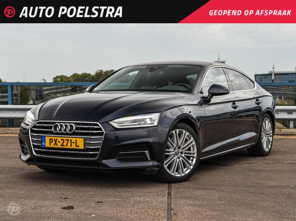 Audi A5 Sportback 2.0 TDI 190 PK S-tronic Aut. Sport Pro Lin, Auto's, Audi, Stof, Blauw, Origineel Nederlands, Diesel