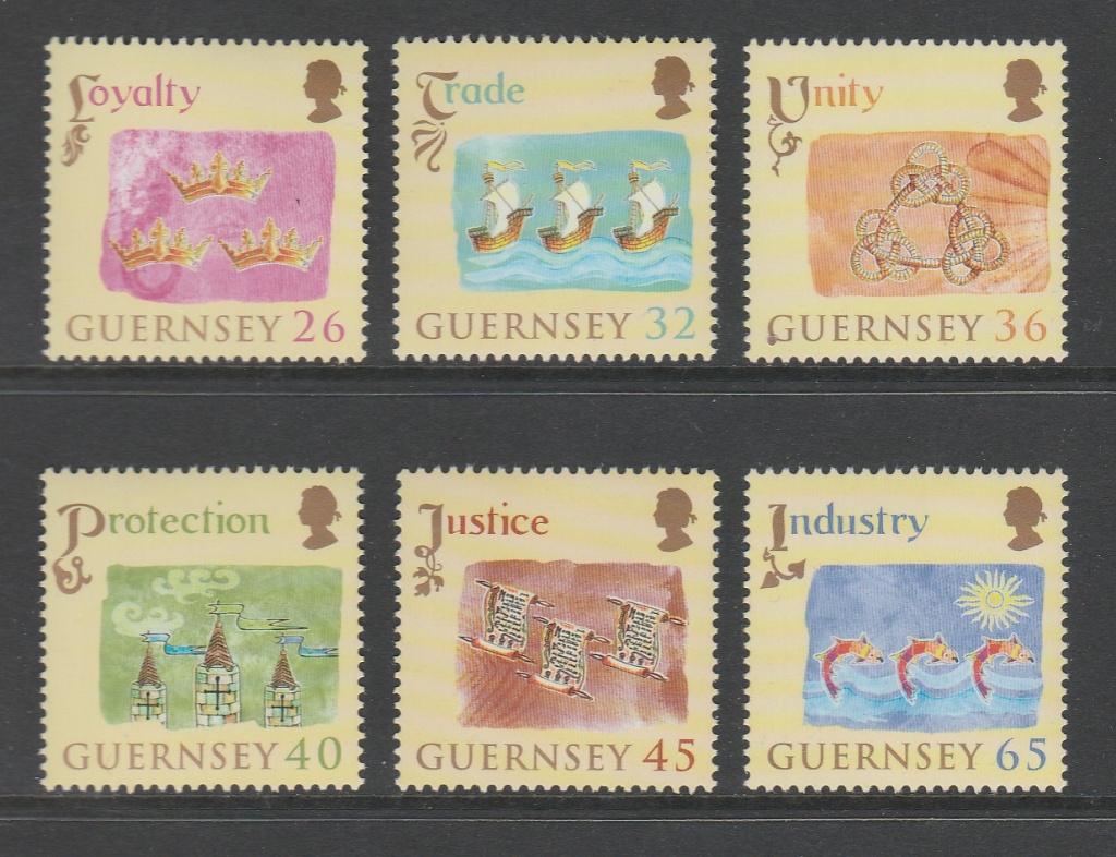 Guernsey - Michelnr 1012-1017 - 800 jr relaties Britse Rijk, Verzenden, Postfris