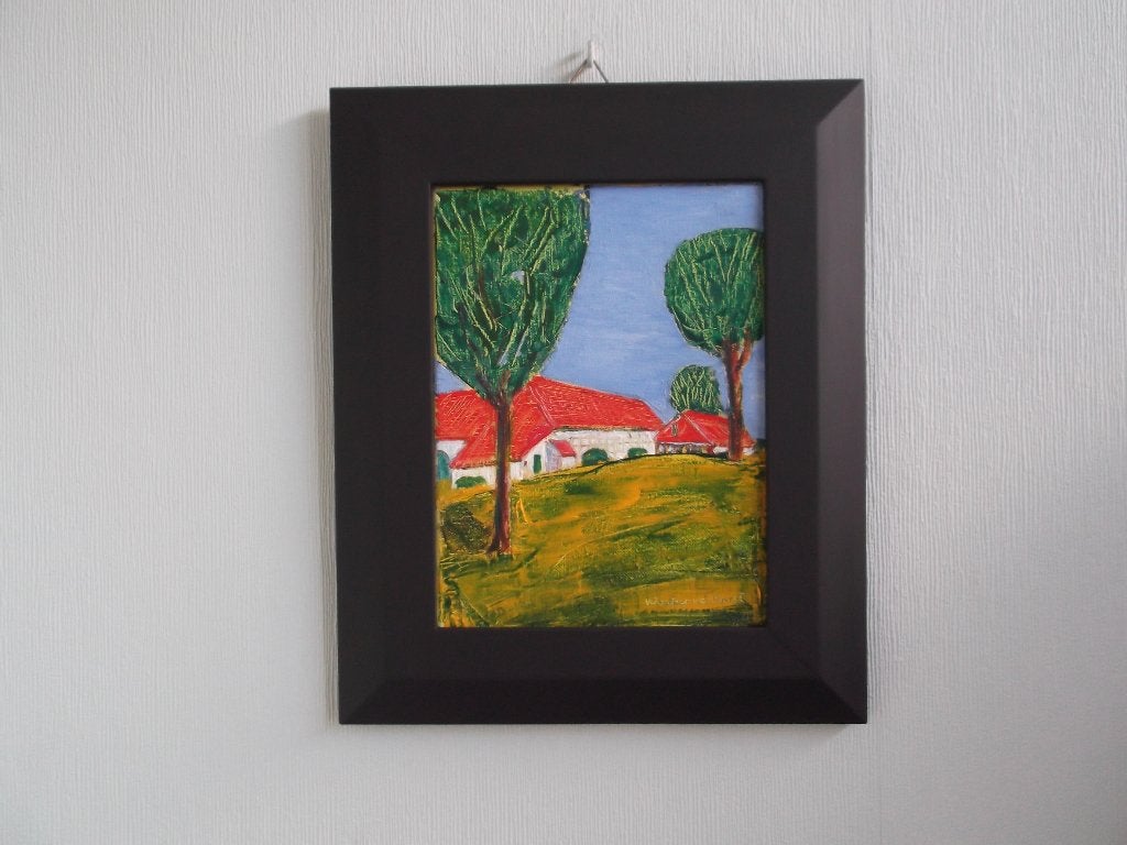 Schilderij. Gesign. Wouter v. d. Horst Wijnjewoude Friesland, Antiek en Kunst, Kunst | Schilderijen | Klassiek, Acrylverf, Landschap