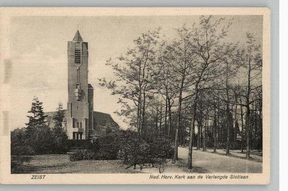 Zeist Ned herv Kerk Verlengde Slotlaan st1945 uitg J.W.Kraal
