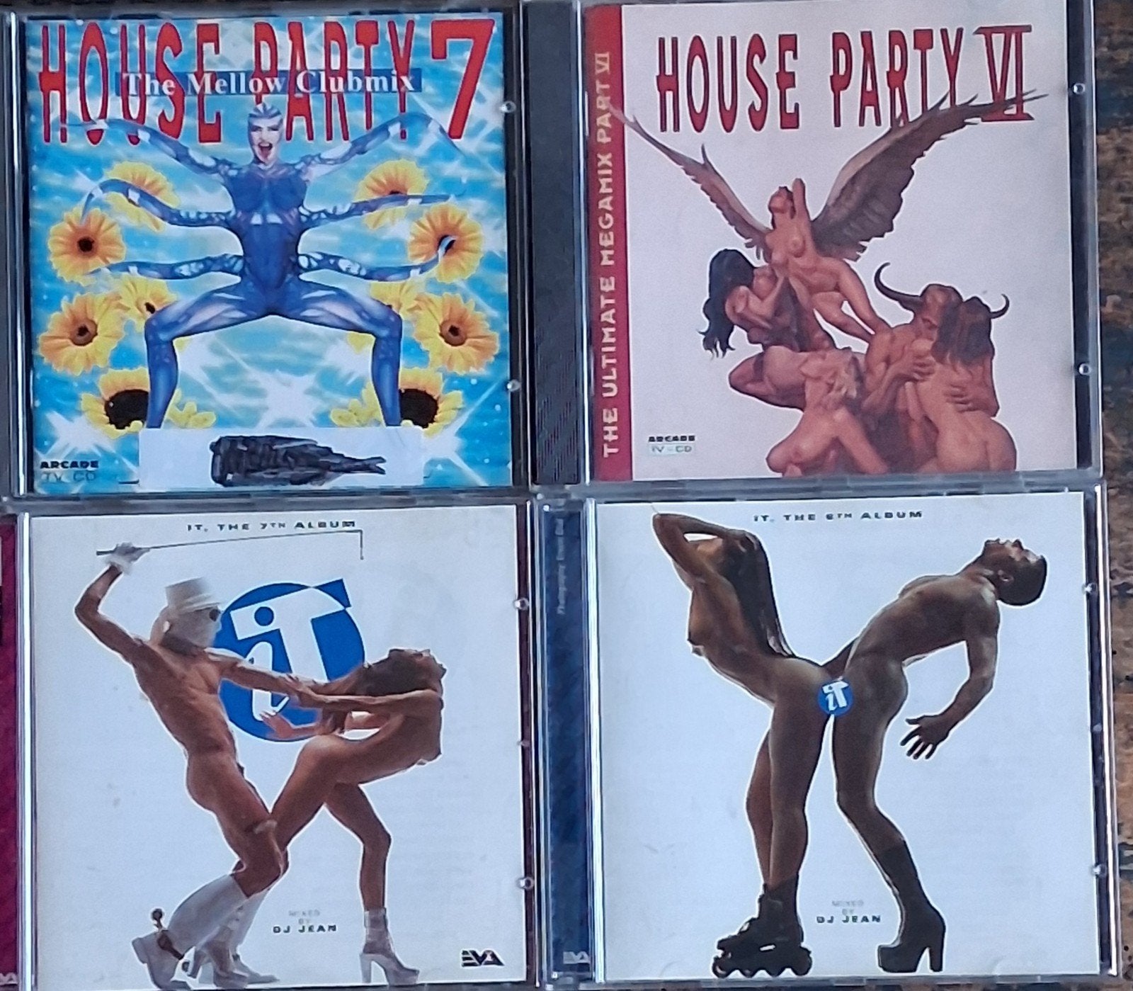 Cd house.  4 stuks, Ophalen, Zo goed als nieuw, House, Overige typen