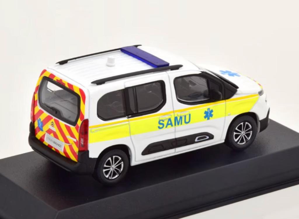 Citroen Berlingo 2020 SAMU schaal 1/43 Norev ref: 155769, Verzenden, Nieuw, Auto, Norev