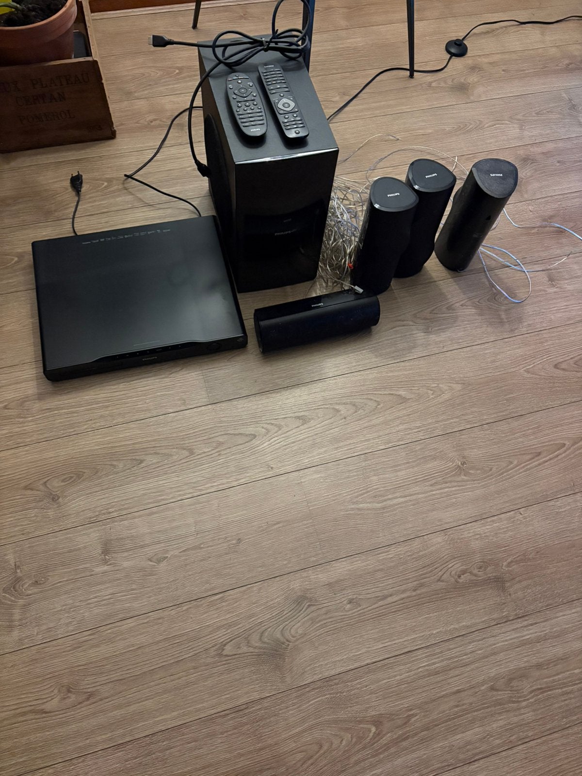 Philips HTS3562/12 homecinema-set, Ophalen, Philips, Gebruikt, Blu-ray-speler