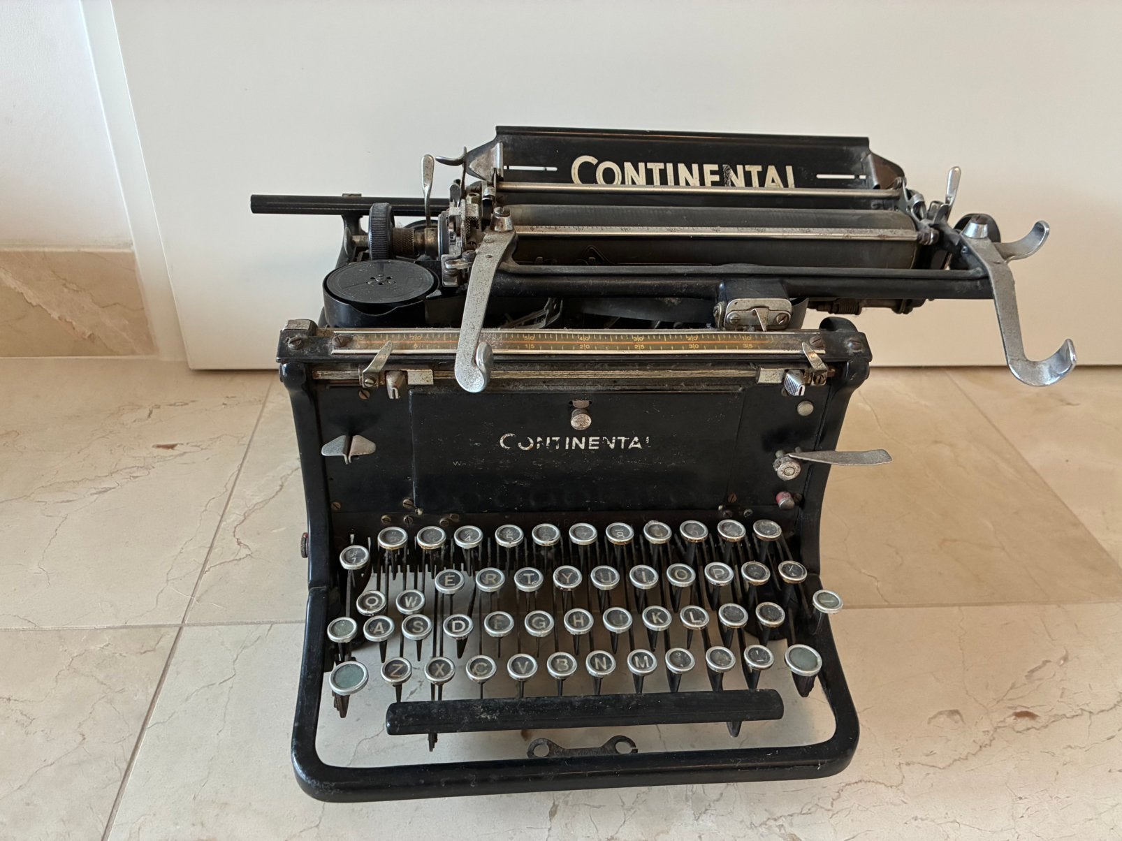 Oude continental typemachine, Ophalen, Gebruikt