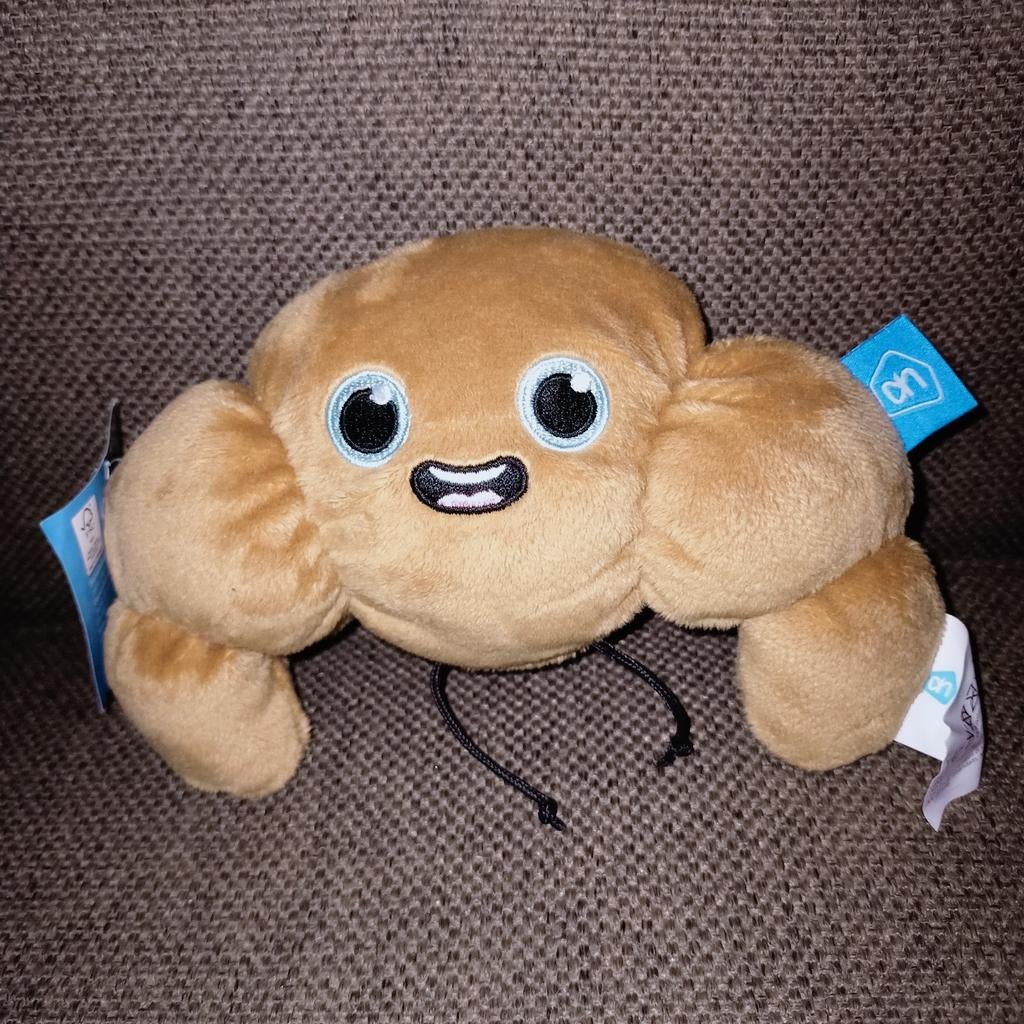 Albert Heijn croissant knuffel., Albert Heijn, Overige typen, Ophalen of Verzenden, Zo goed als nieuw