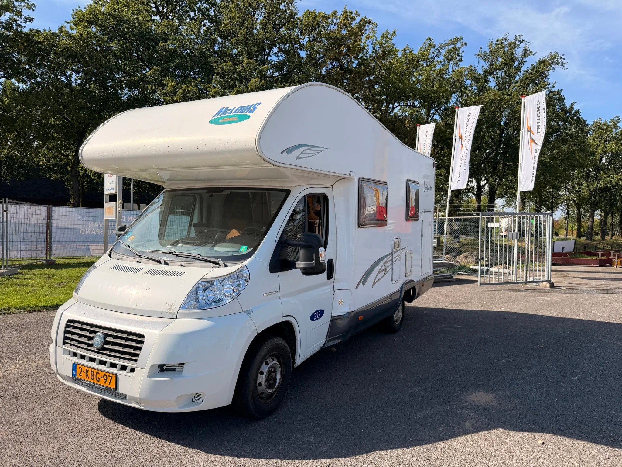Fiat M700 Ducato Alkoof (bj 2007), Alkoof, Buitenlamp, Bedrijf, Fiat