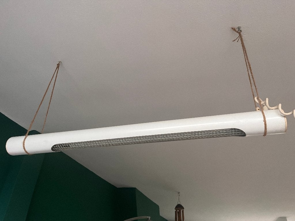 Vintage TL-buis lamp - Industriële stijl, Ophalen, G13 (TL), Industrieel, Vintage, Retro, Kunststof